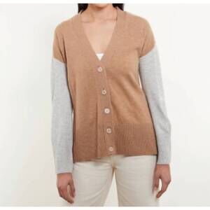 NEW &ISLA charlie long cardigan in almond
